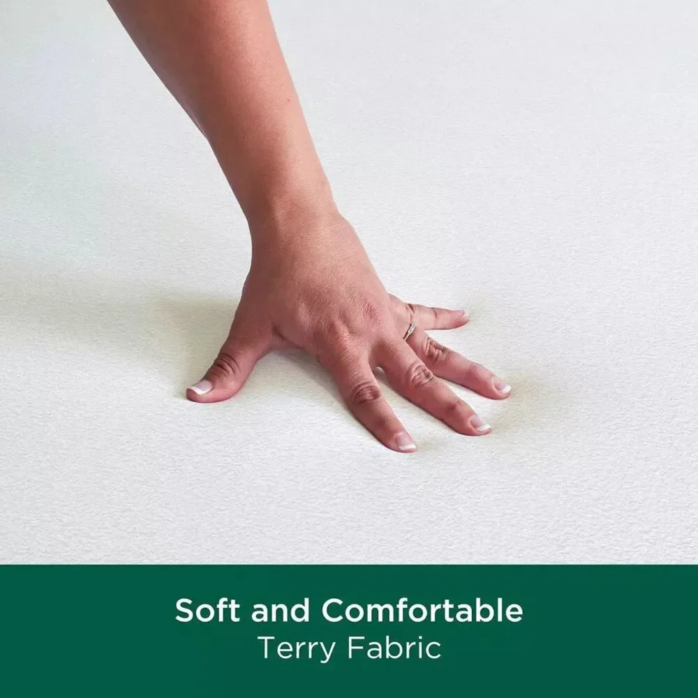 Allerease Clean Boost Waterproof Fitted Mattress Protector
